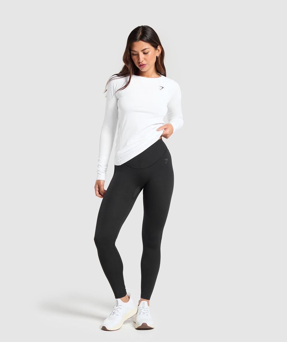 Training Baselayer Long Sleeve Top - White