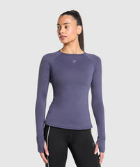 Running Long Sleeve Top - Weighted Purple