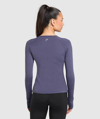 Running Long Sleeve Top - Weighted Purple