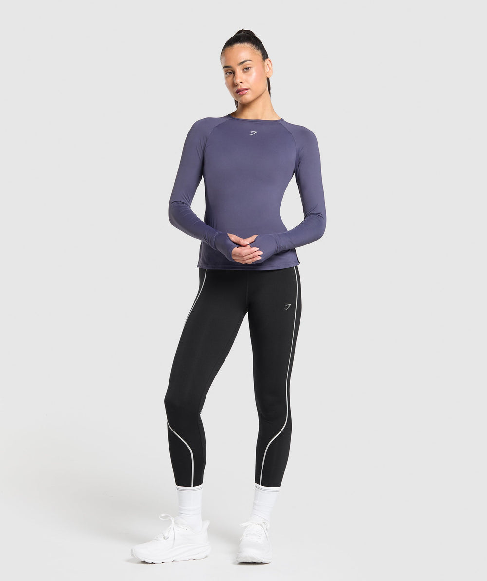 Running Long Sleeve Top - Weighted Purple