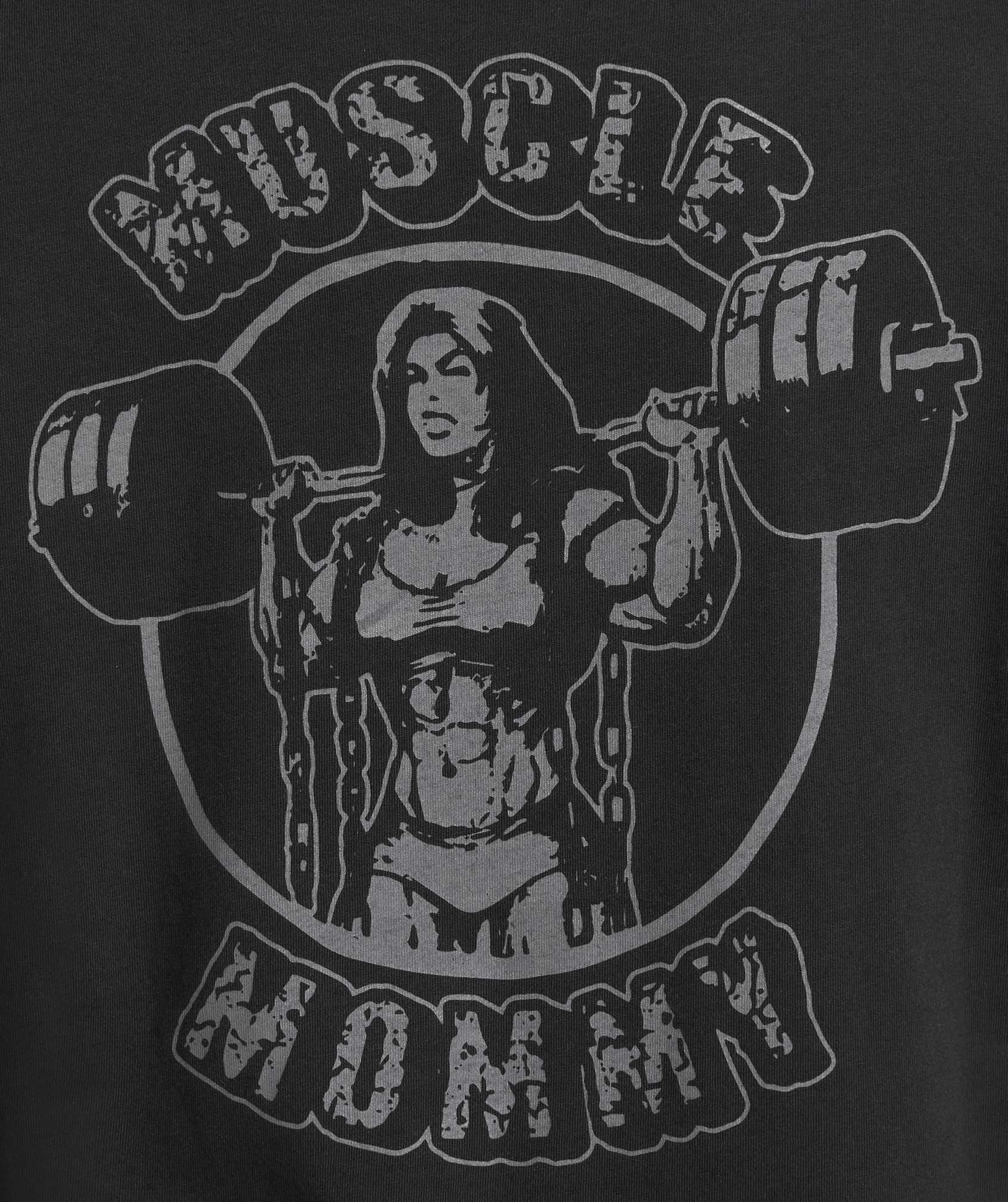 Gritty Muscle Mommy Long Sleeve Top - Black