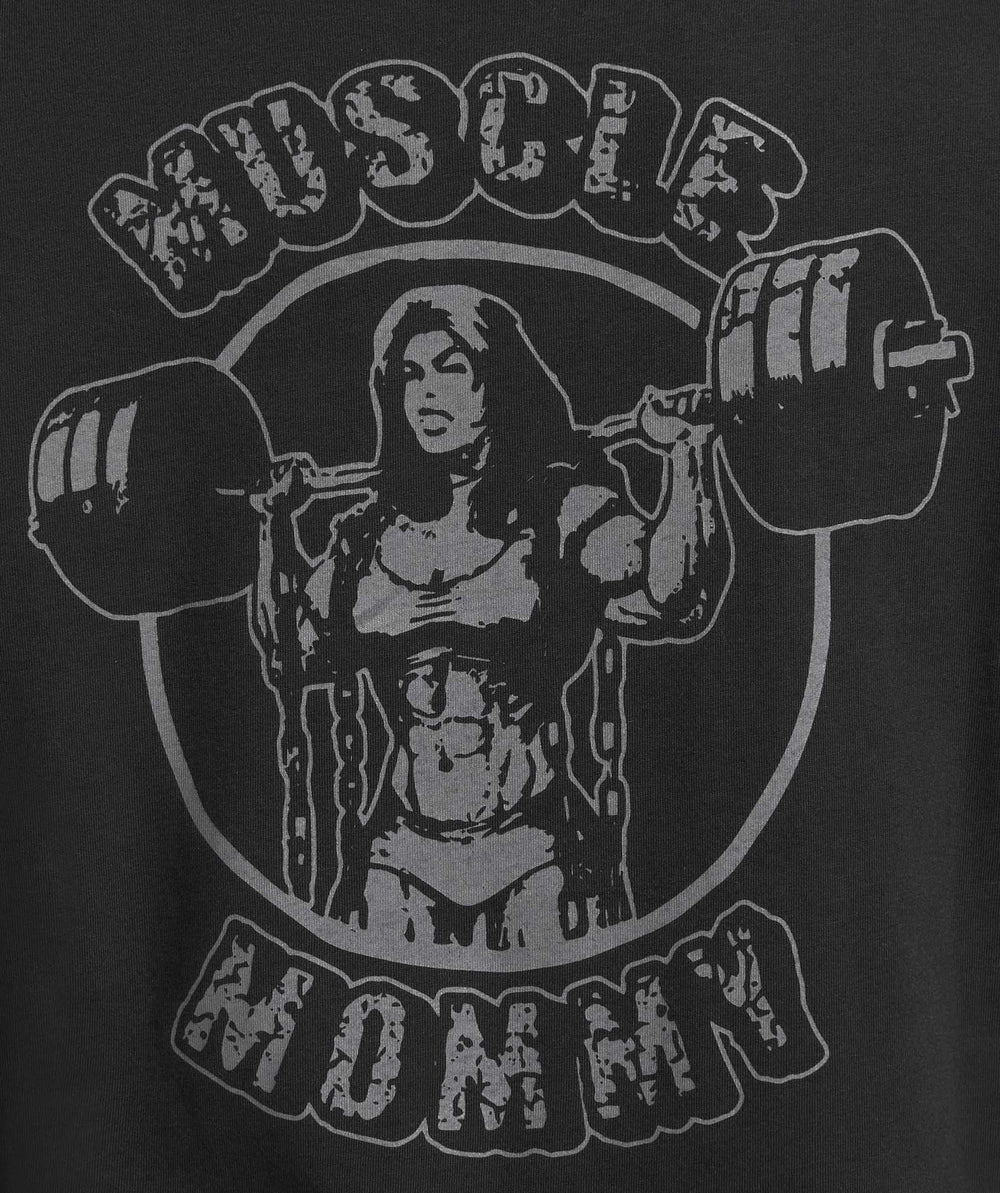 Gritty Muscle Mommy Long Sleeve Top - Black