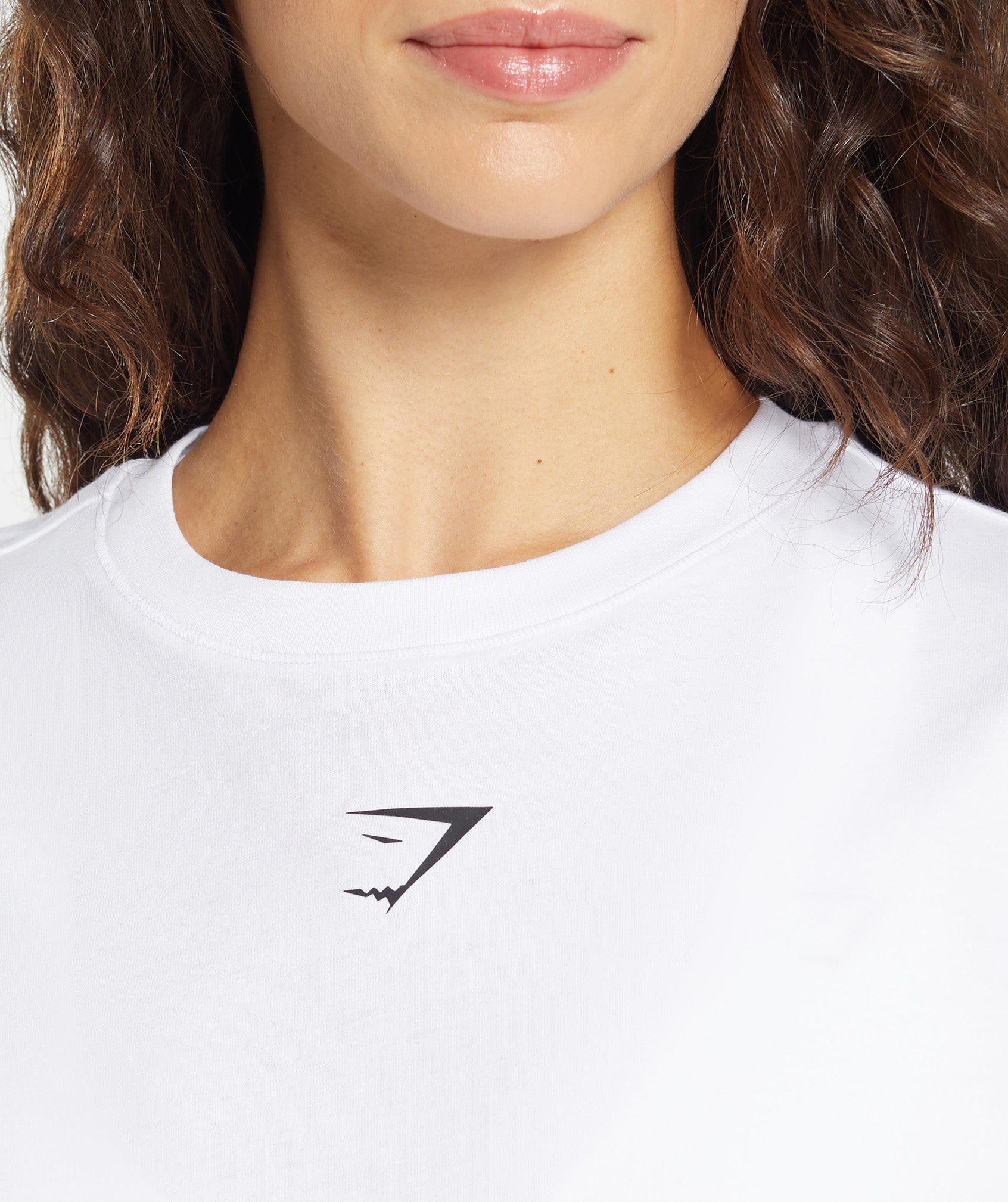 Fraction Long Sleeve T-Shirt - White