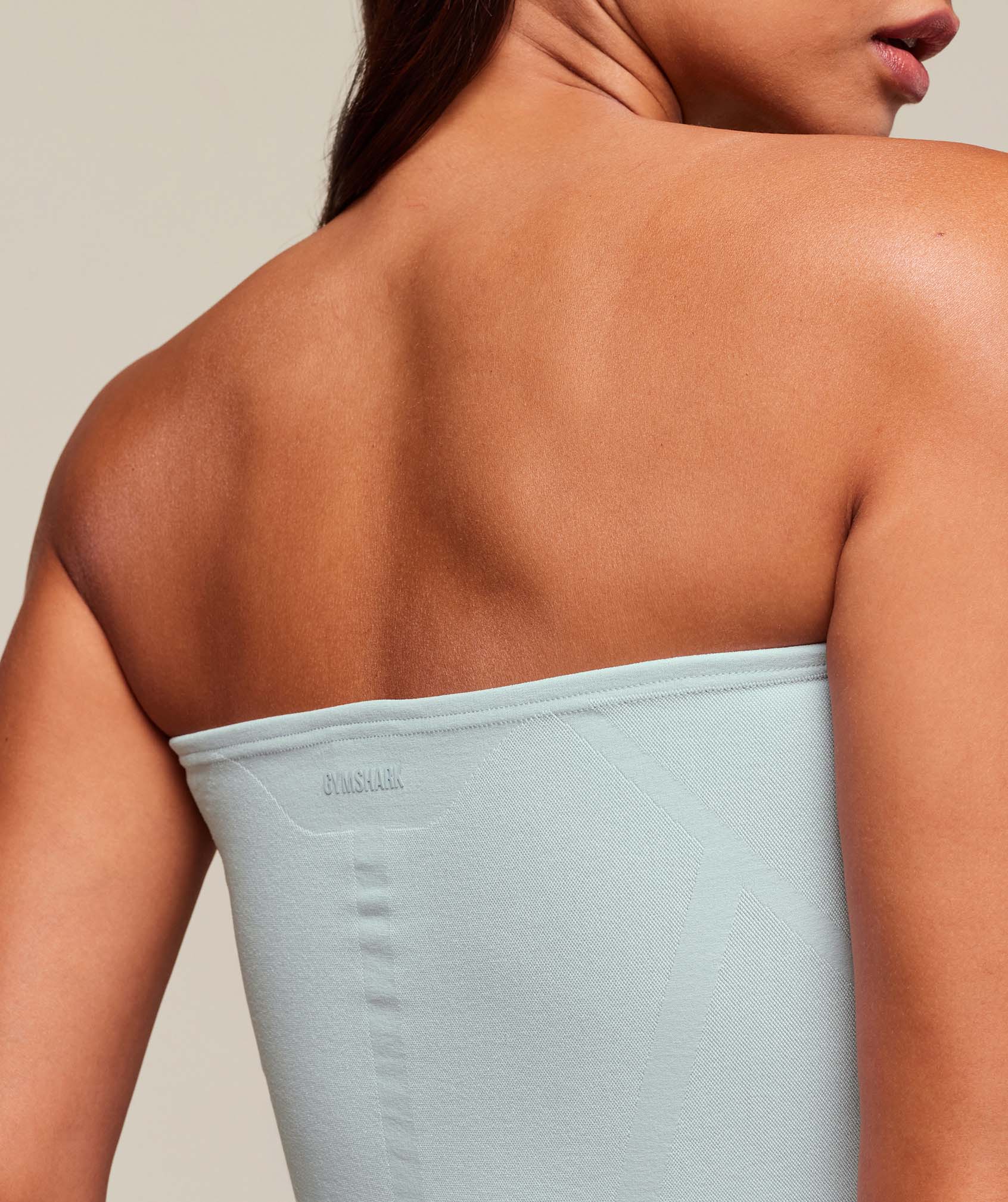 everywear Warp Knit Tube Top - Frost Blue