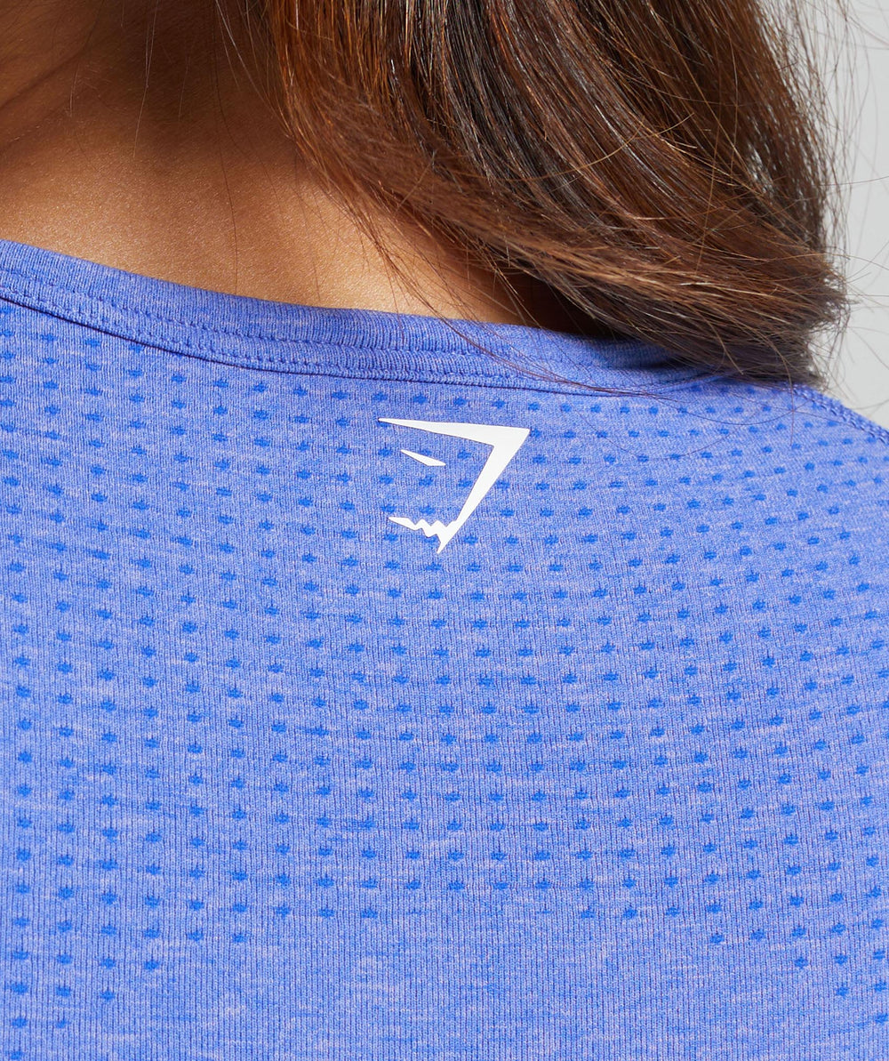 Vital Crop Top - Lift Blue Marl