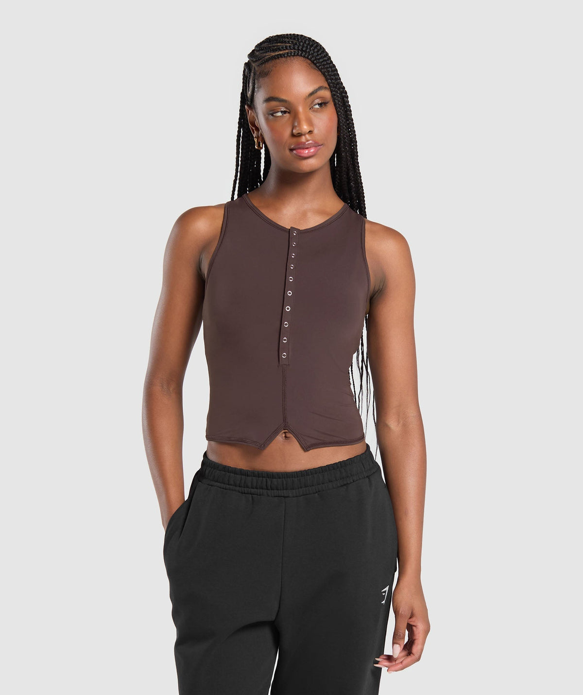 Rest Day Tank With Shelf - Heritage Brown