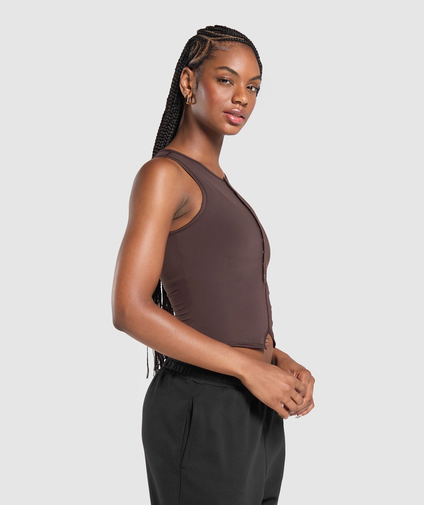 Rest Day Tank With Shelf - Heritage Brown