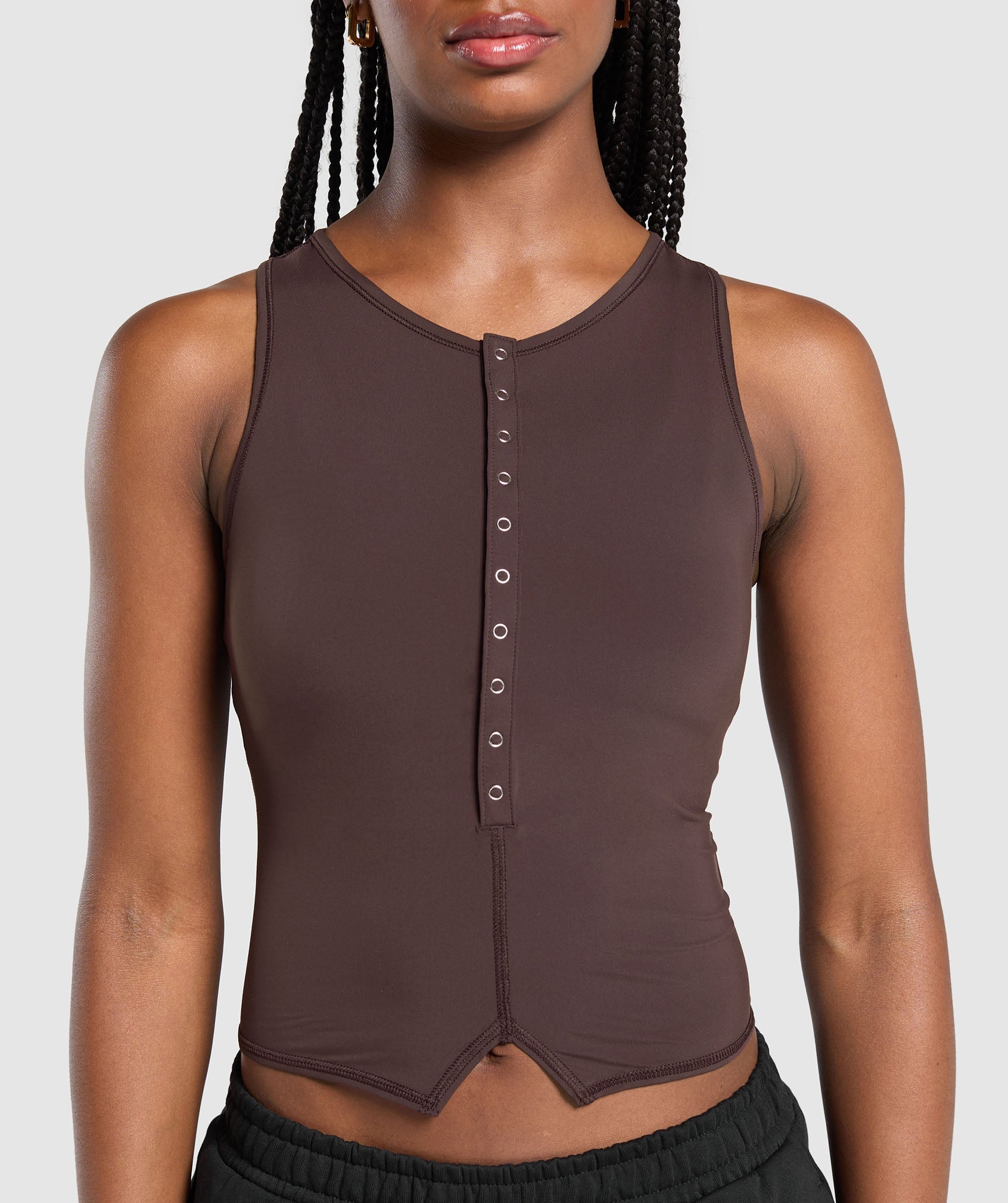 Rest Day Tank With Shelf - Heritage Brown