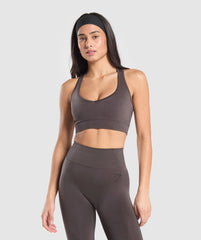 Vital Shine Limited Edition Crop Top - Greyed Purple