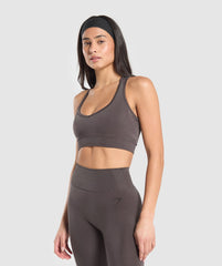 Vital Shine Limited Edition Crop Top - Greyed Purple