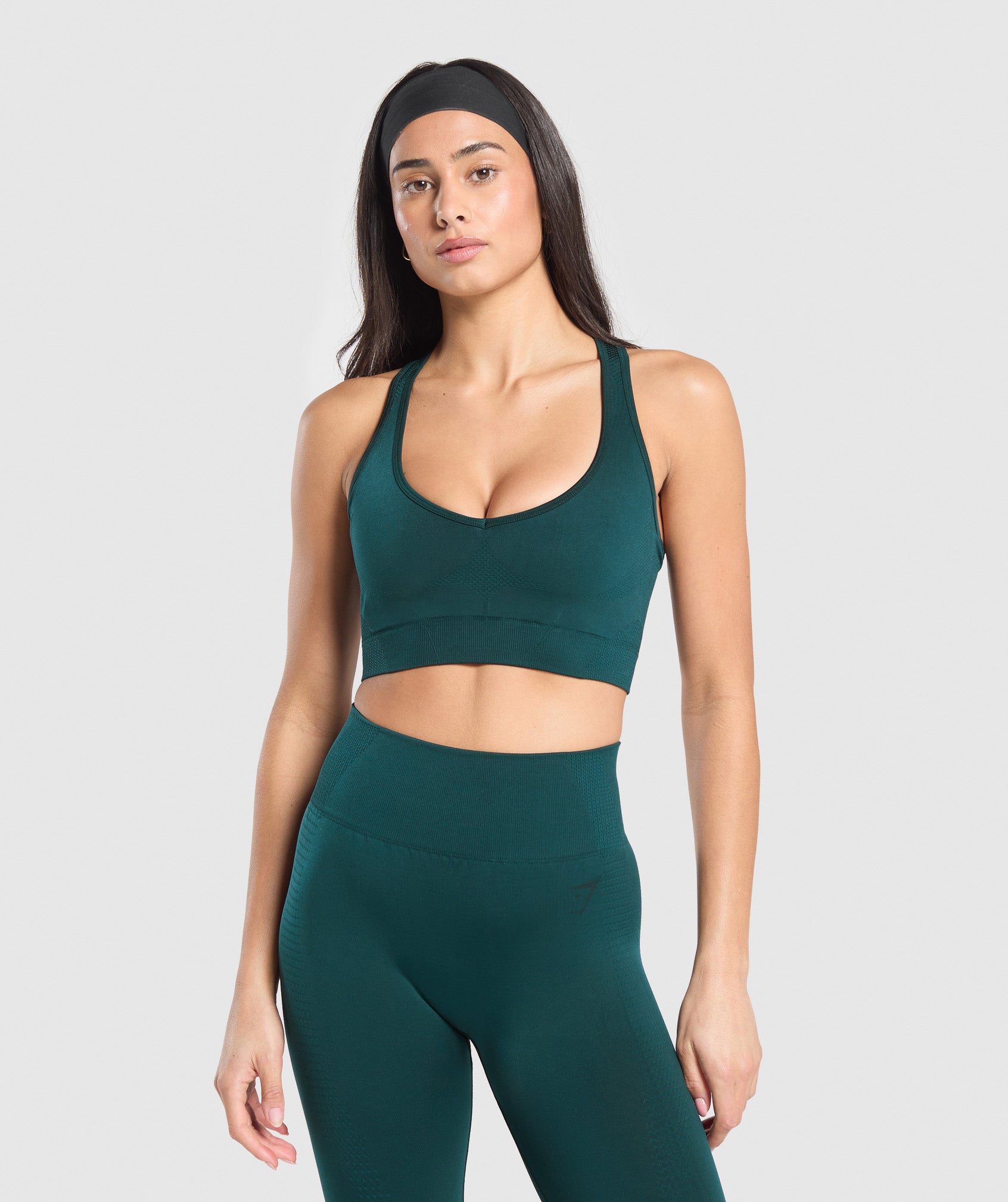 Vital Shine Limited Edition Crop Top - Strong Teal