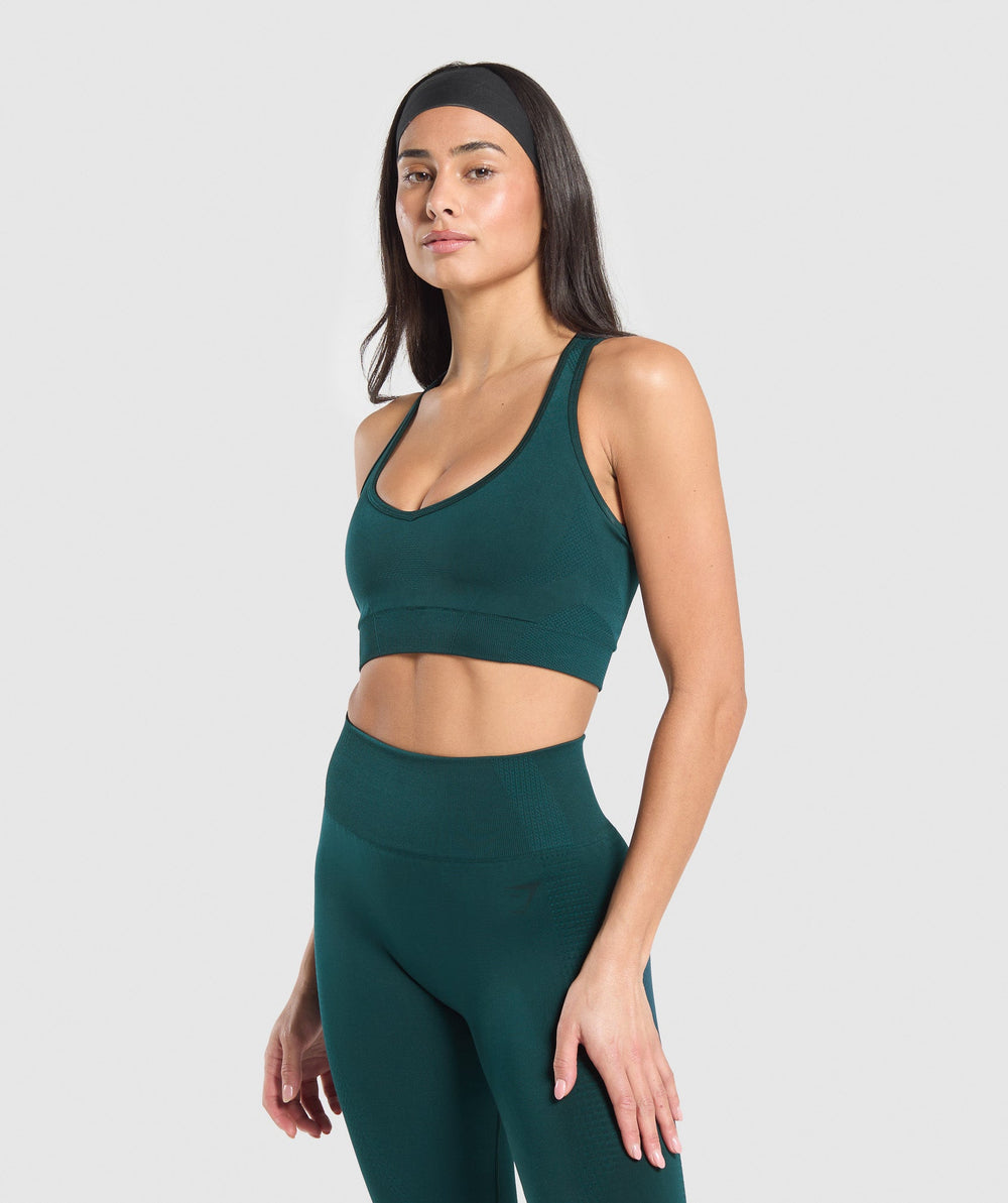 Vital Shine Limited Edition Crop Top - Strong Teal