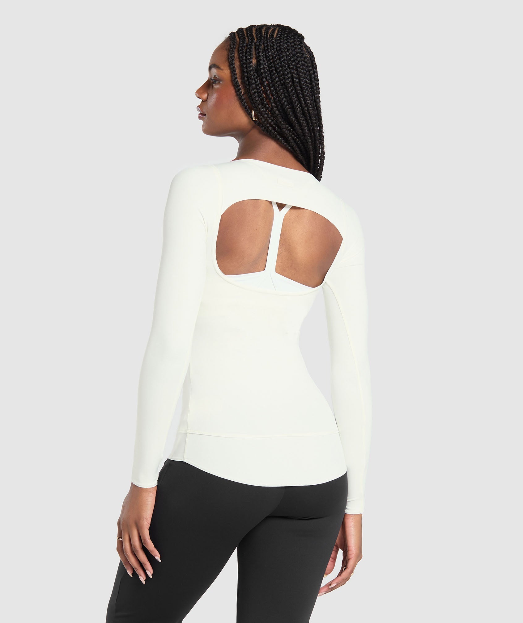 Rest Day Luxe Long Sleeve Top - Soft White