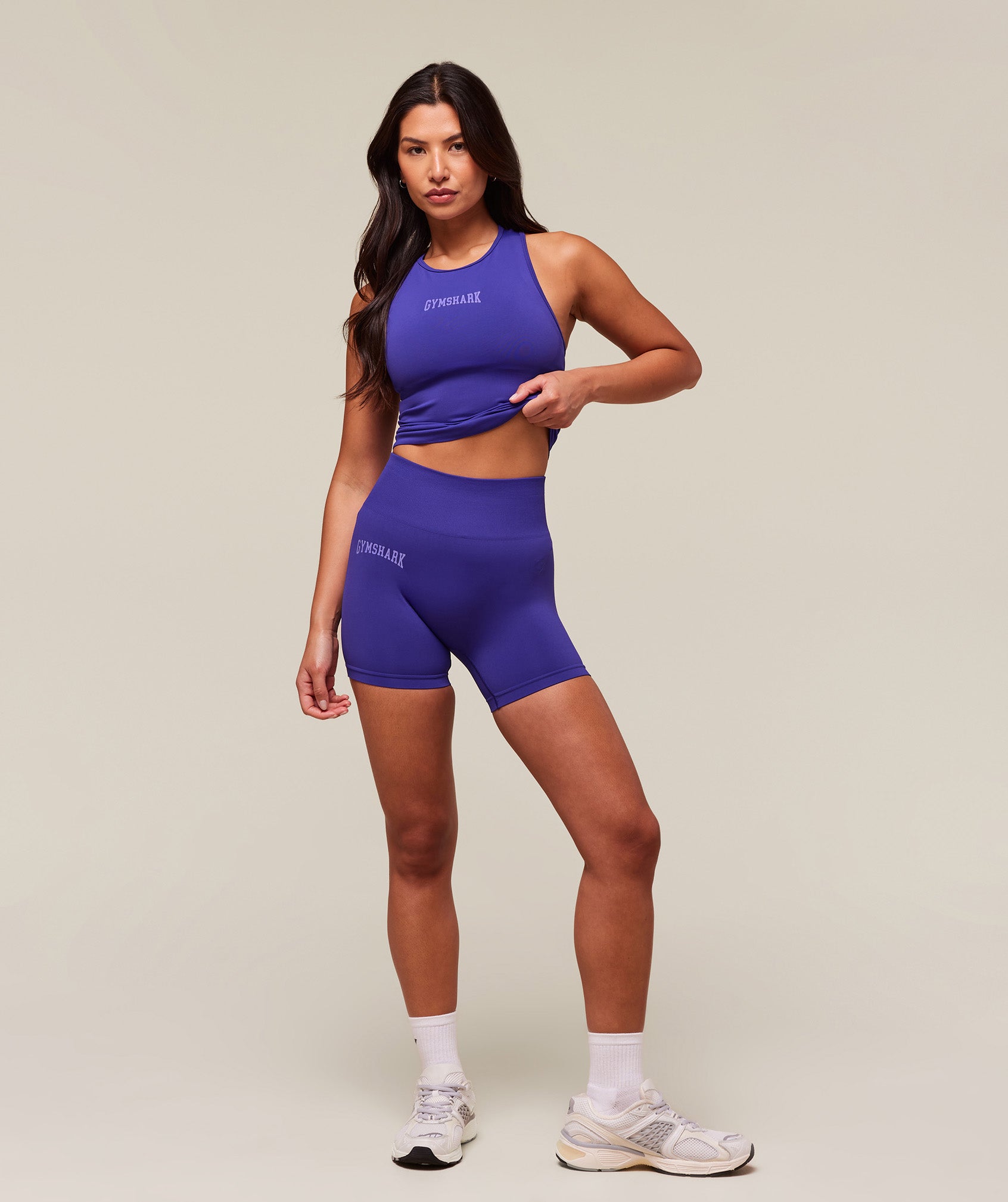 Everyday Seamless Graphic Tank - Cobalt Purple