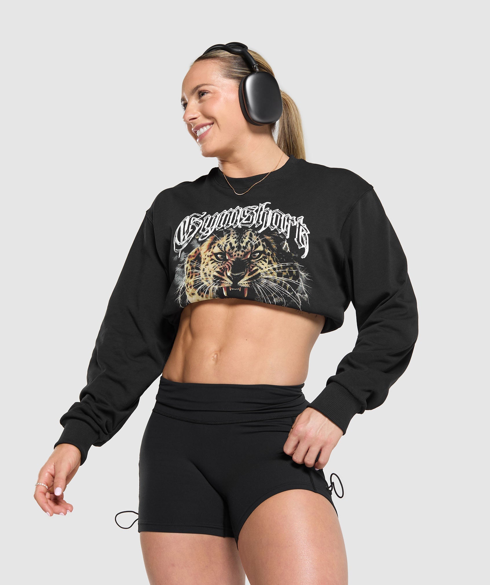 Strength Department Animal Long Sleeve T-Shirt - Black