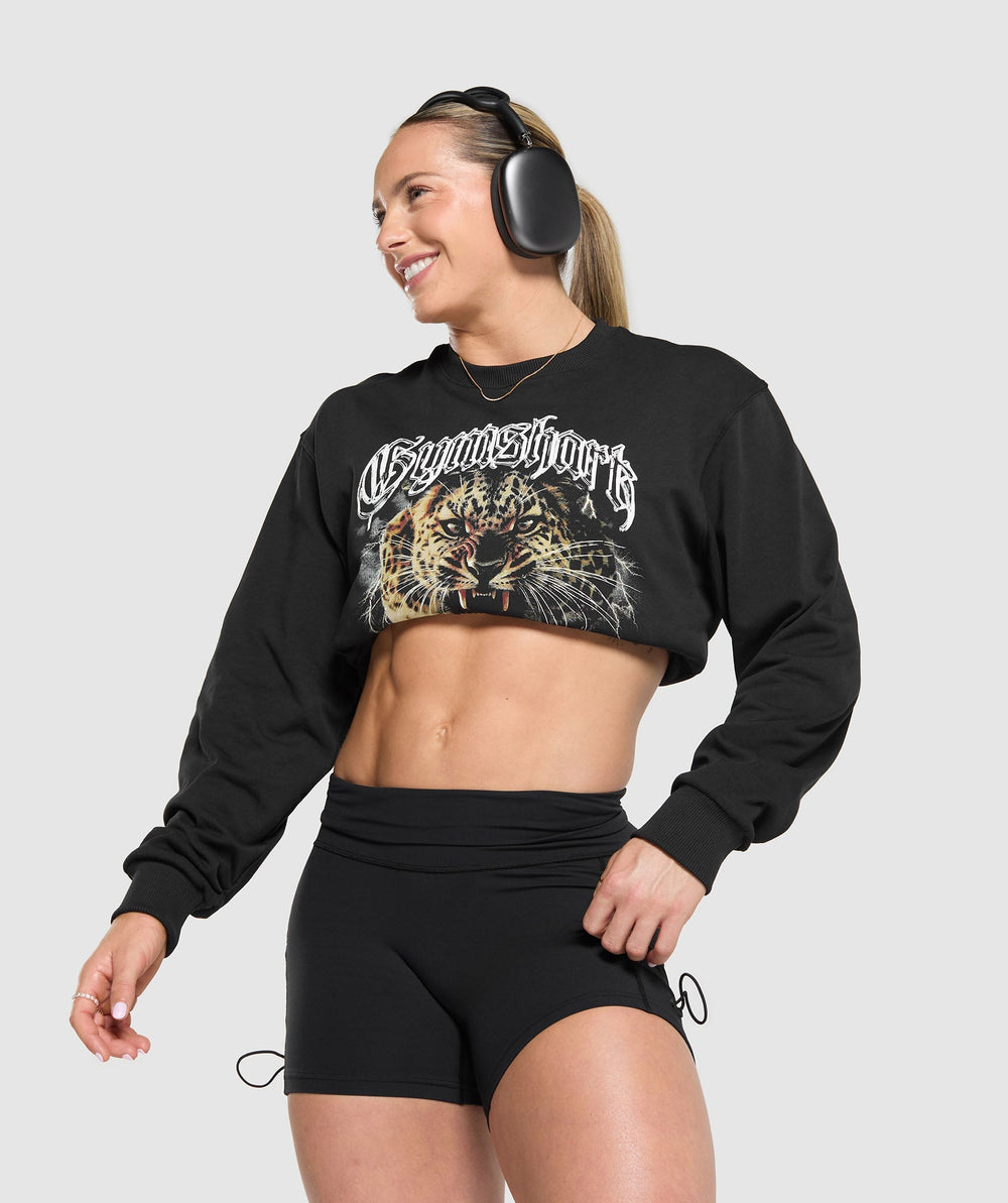 Strength Department Animal Long Sleeve T-Shirt - Black