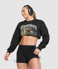 Strength Department Animal Long Sleeve T-Shirt - Black