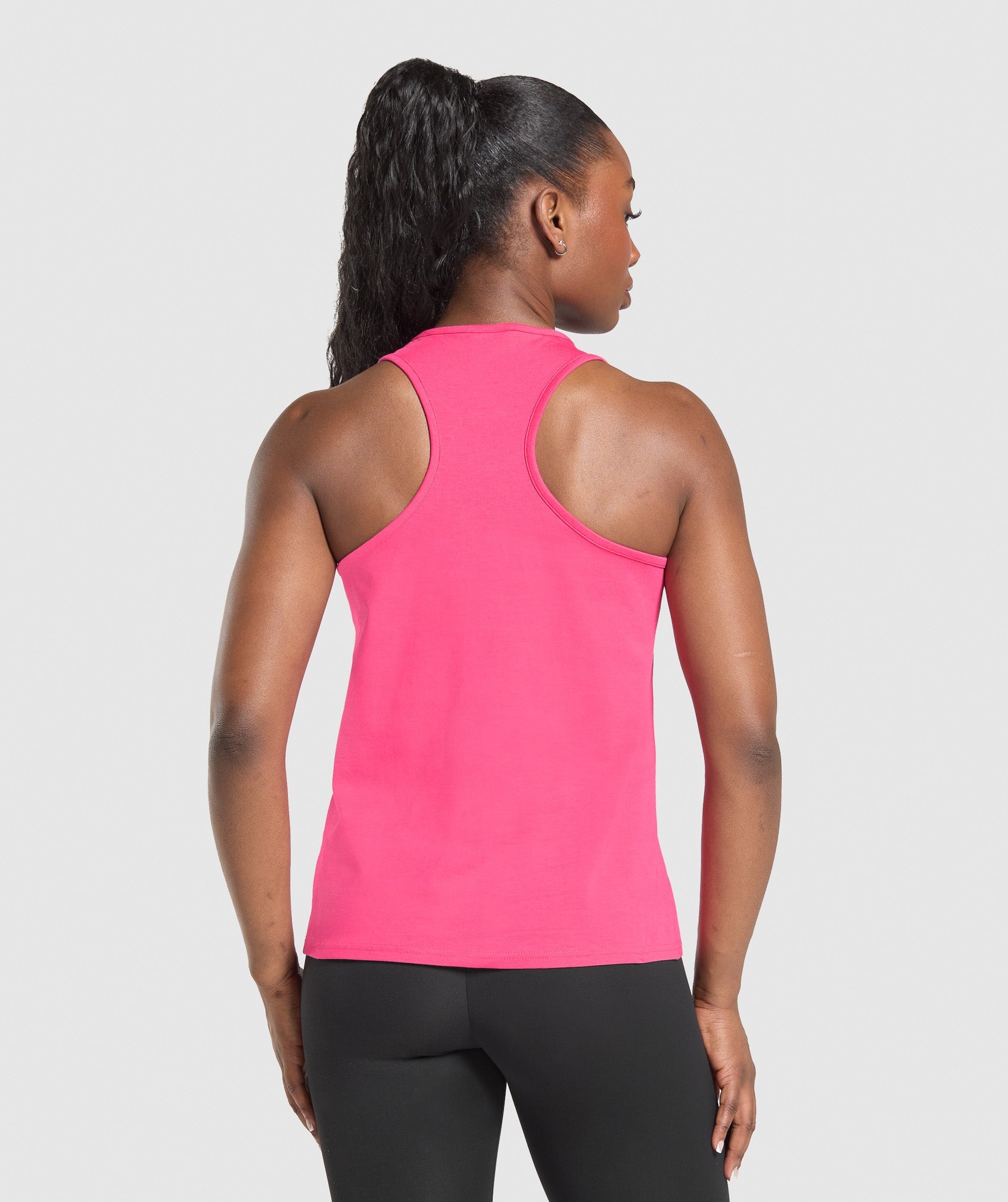 Lifting Essential Cotton Tank - Freak Out Pink