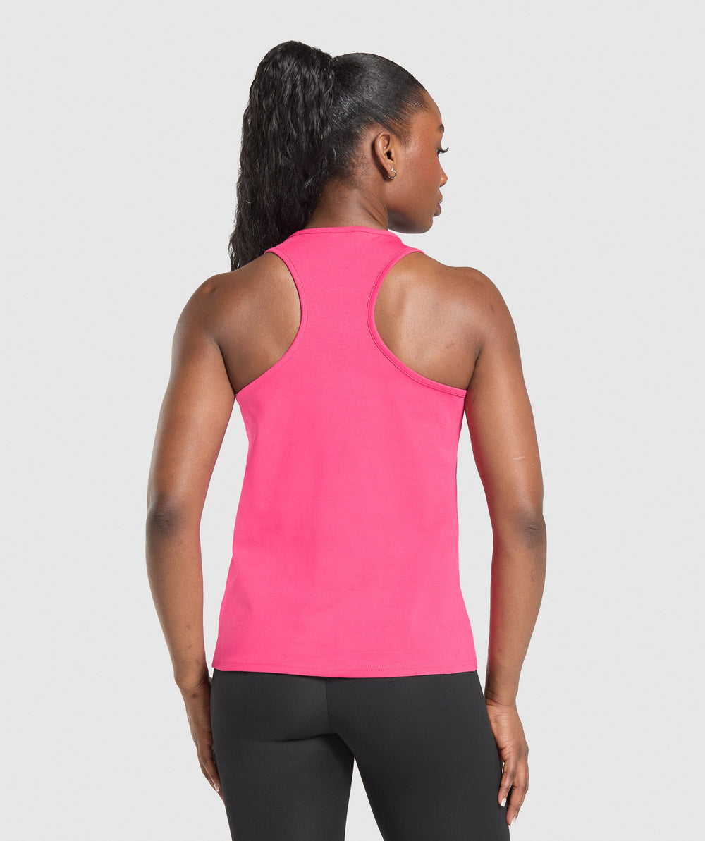 Lifting Essential Cotton Tank - Freak Out Pink