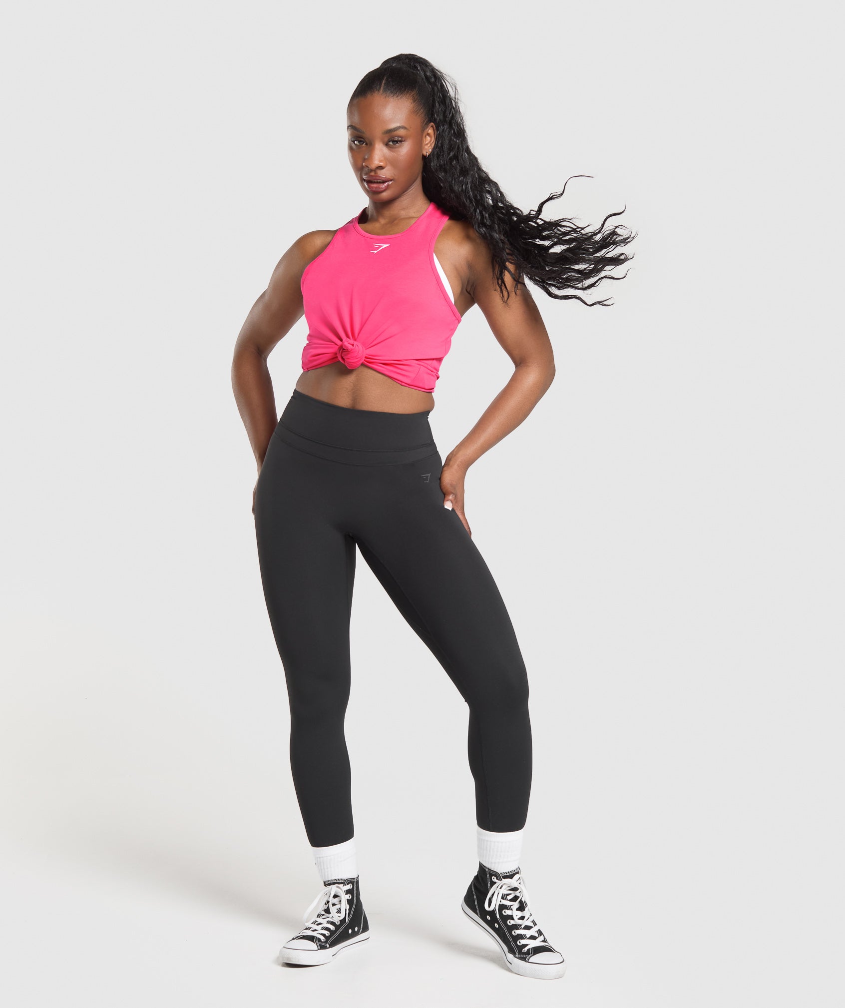 Lifting Essential Cotton Tank - Freak Out Pink
