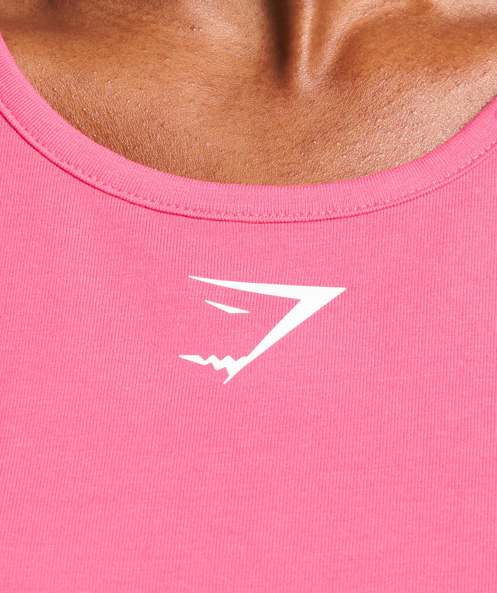 Lifting Essential Cotton Tank - Freak Out Pink