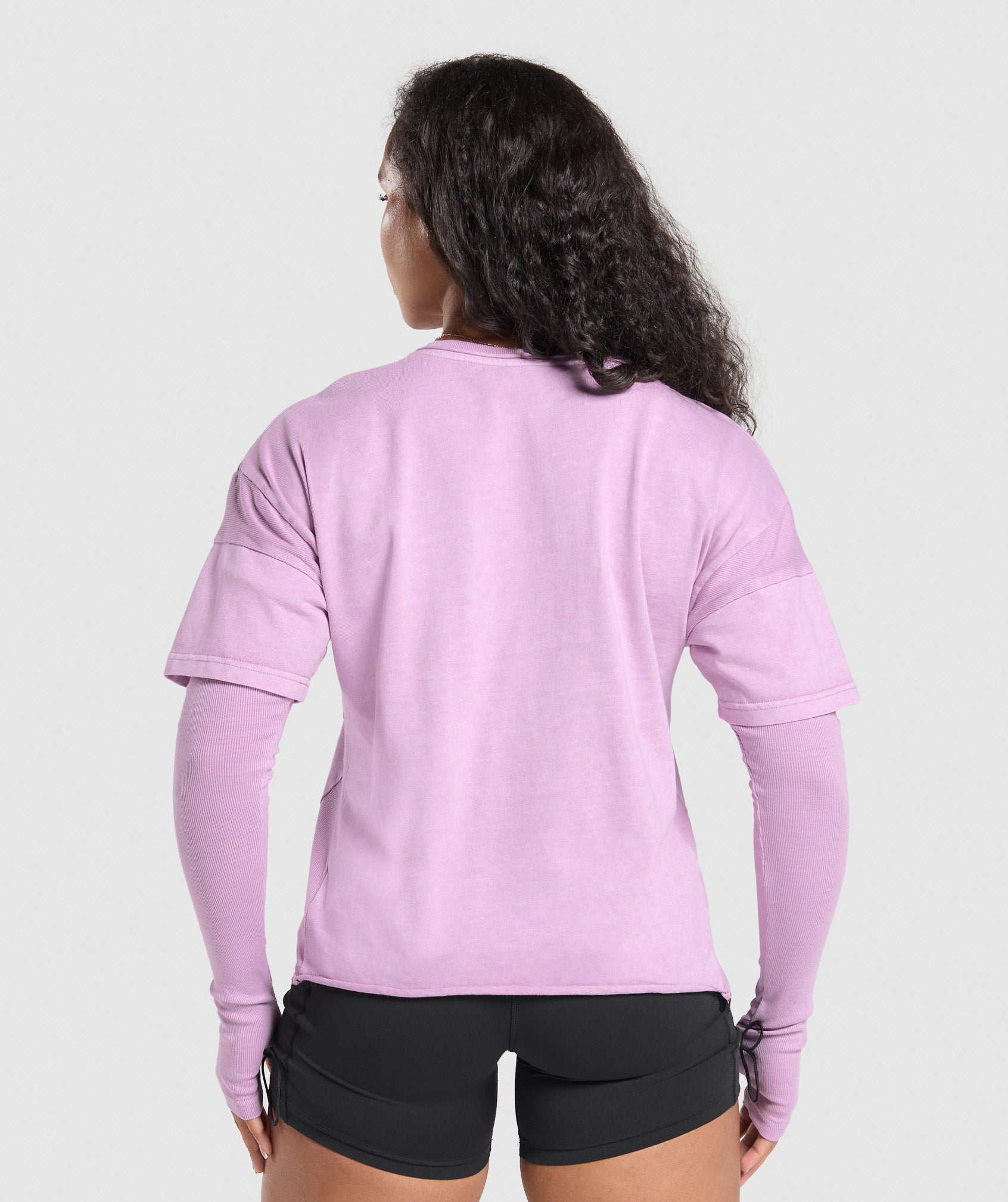 Premium Legacy Washed 2-in-1 Long Sleeve - Warm Lilac