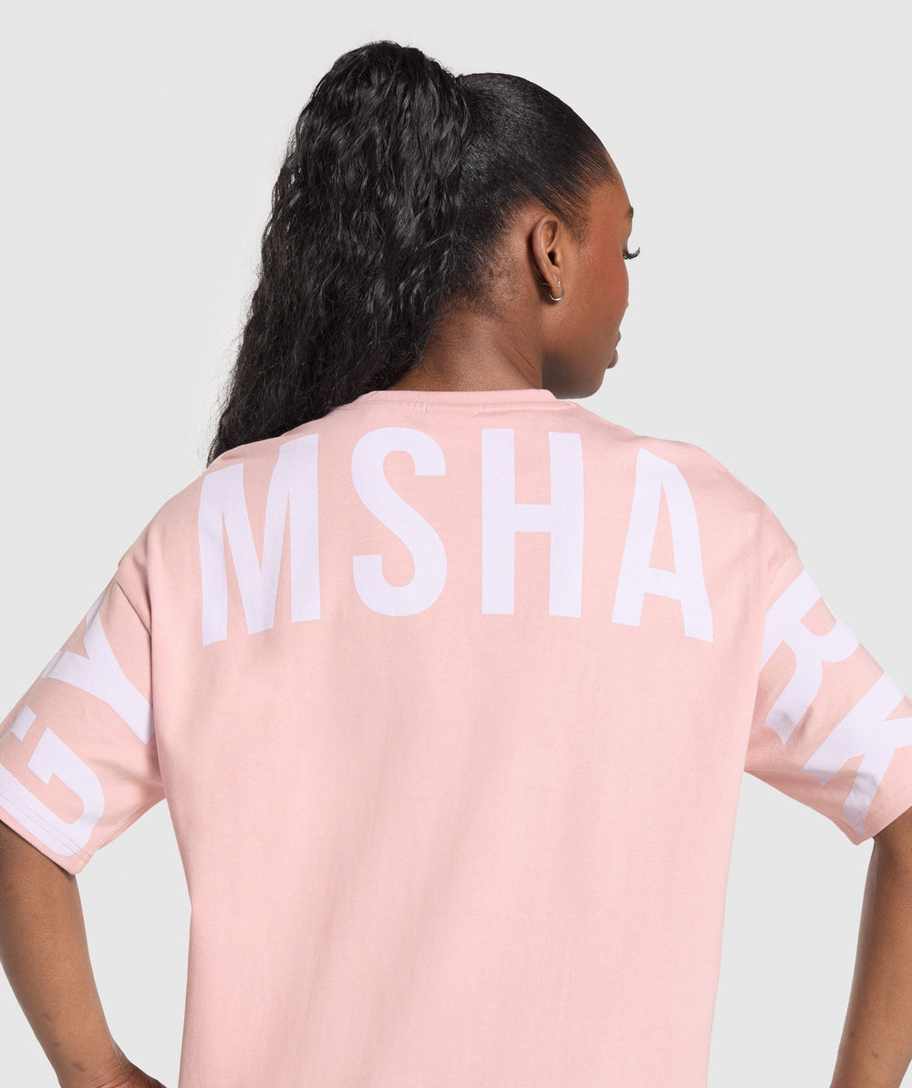 Wordmark Graphic T-Shirt - Lift Pink
