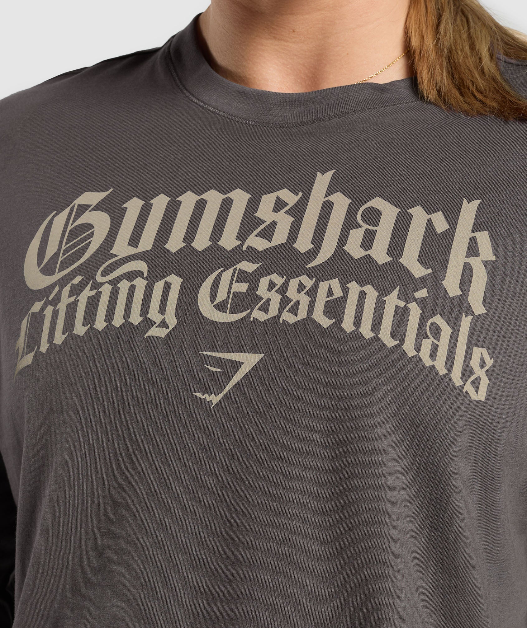 Lifting Essentials Long Sleeve Top - Greyed Purple