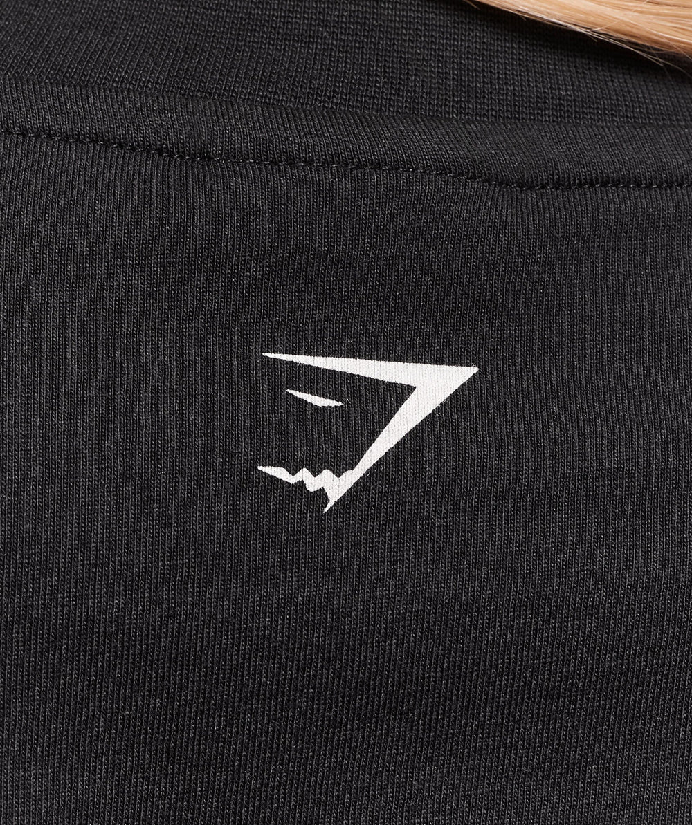 Collegiate Graphic T-Shirt - Black