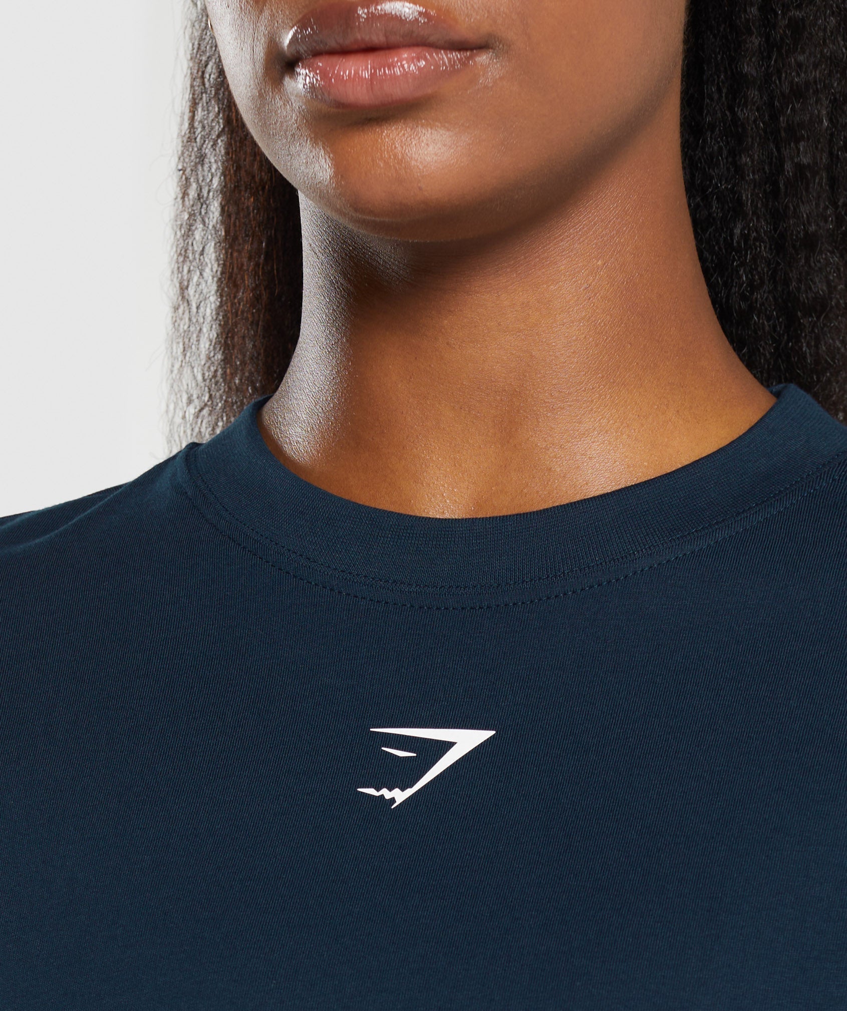 Fraction Oversized T-Shirt - Navy