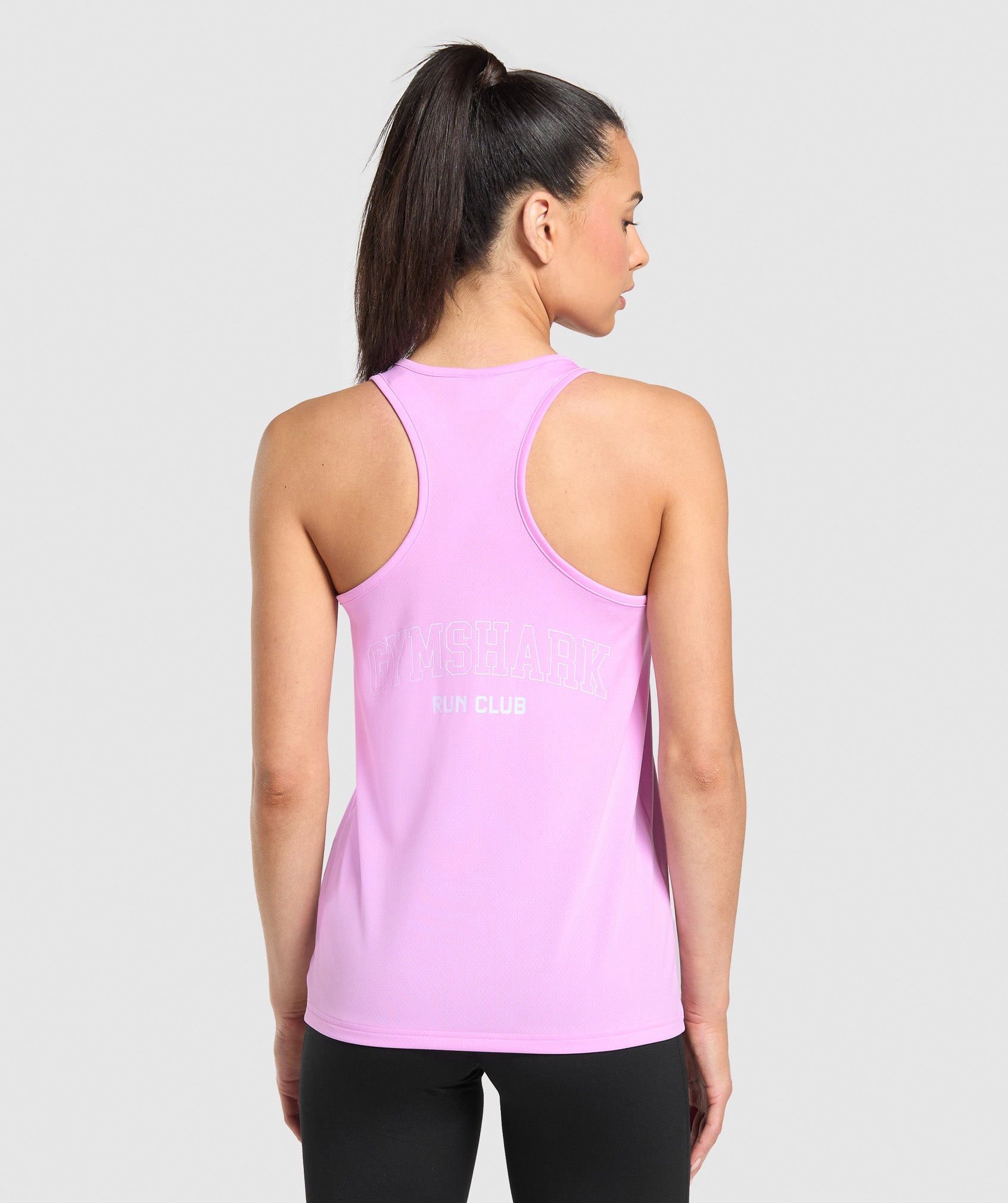 Run Club Graphic Tank - Sour Pink