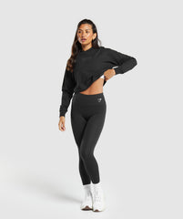 Outline Oversized Top - Black