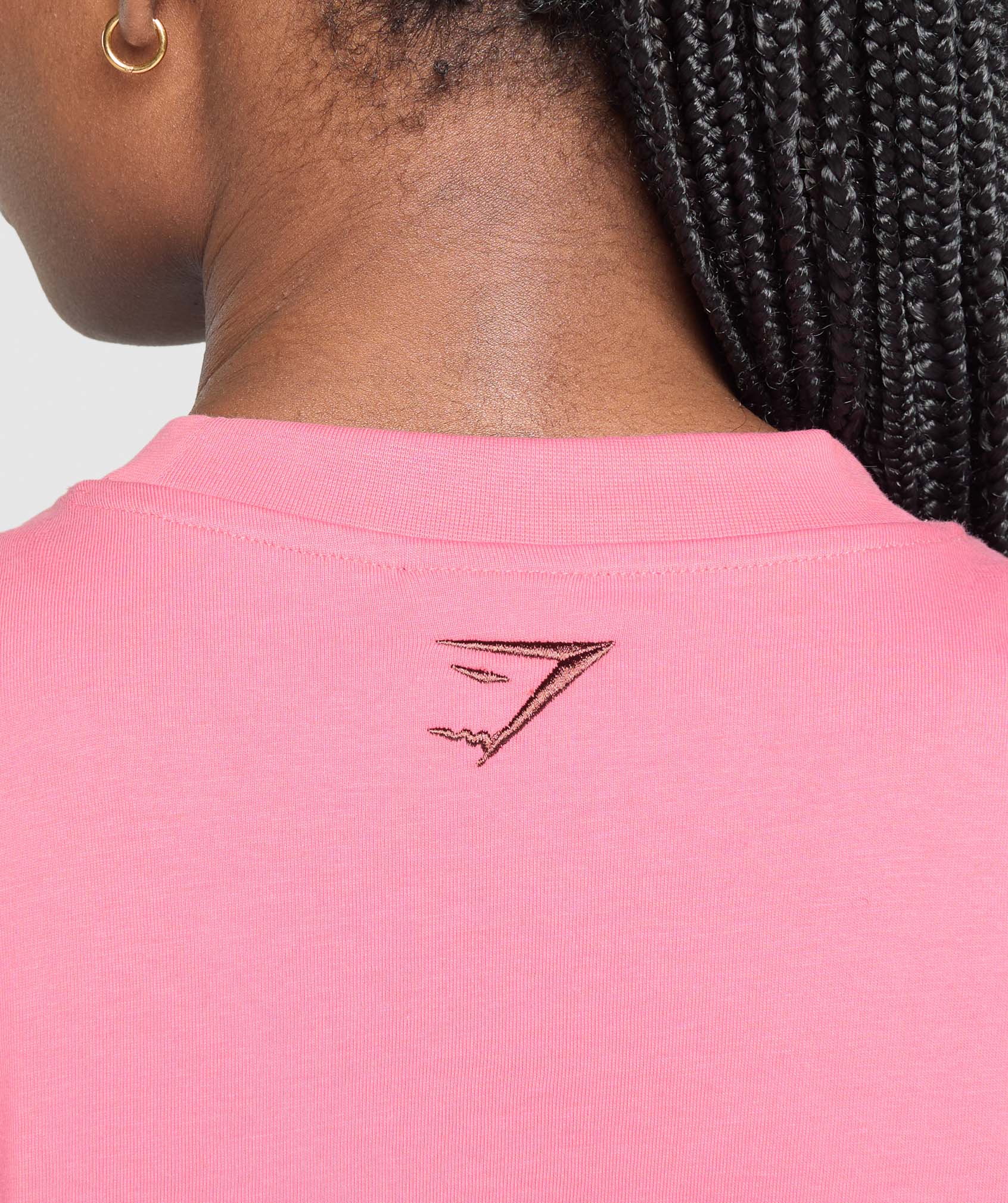 Block Oversized T-Shirt - Sunset Pink