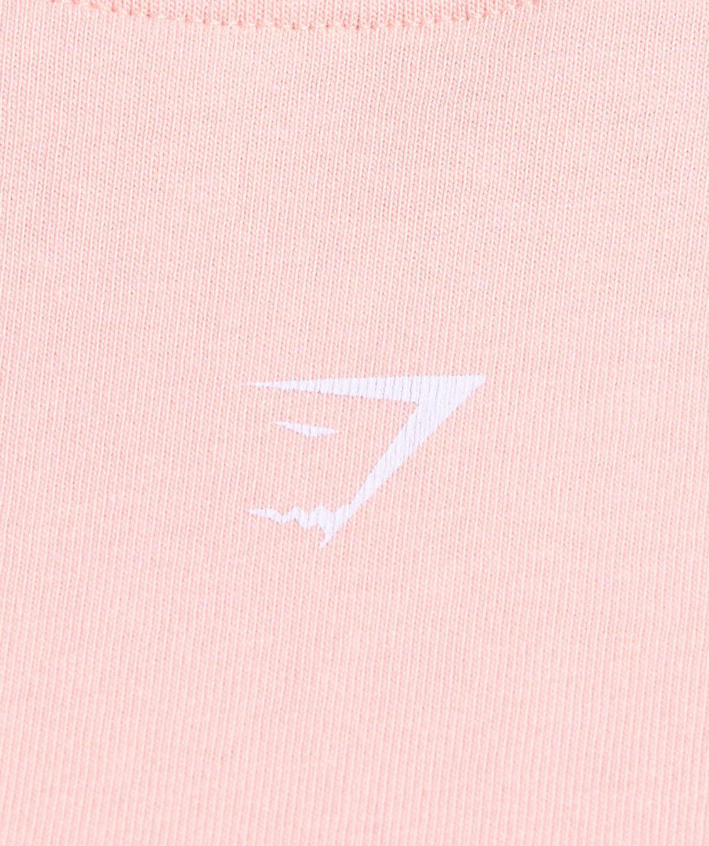 Wordmark Graphic Long Sleeve Top - Lift Pink