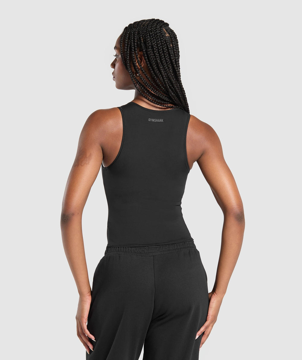 Rest Day Tank With Shelf - Black