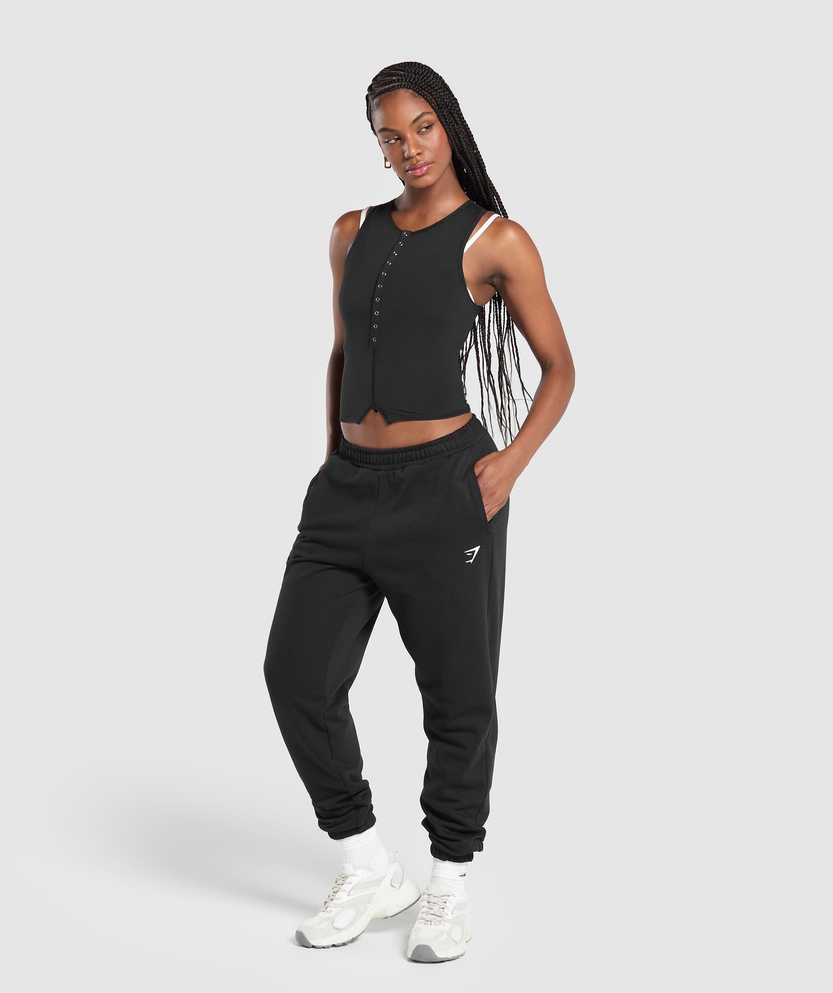 Rest Day Tank With Shelf - Black