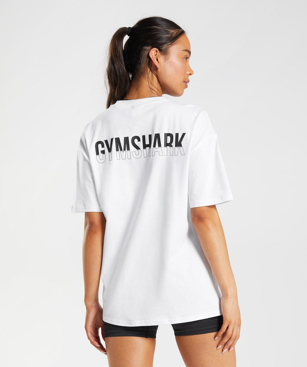 Fraction Oversized T-Shirt - White