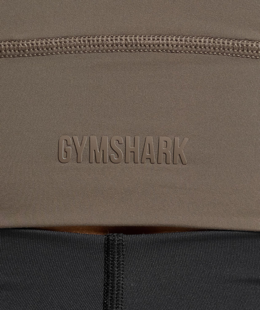 Rest Day Buttery Soft Midi Top - Camo Brown