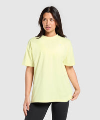 Training Oversized T-Shirt - Refresh Yellow