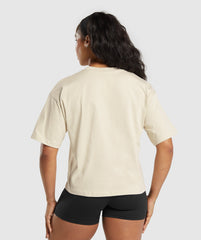 Heavyweight Cotton T-Shirt - Ecru White
