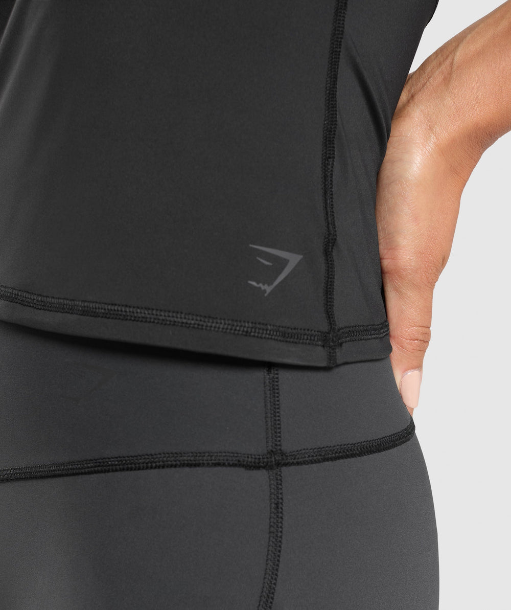 Elevate Tank With Shelf - Black