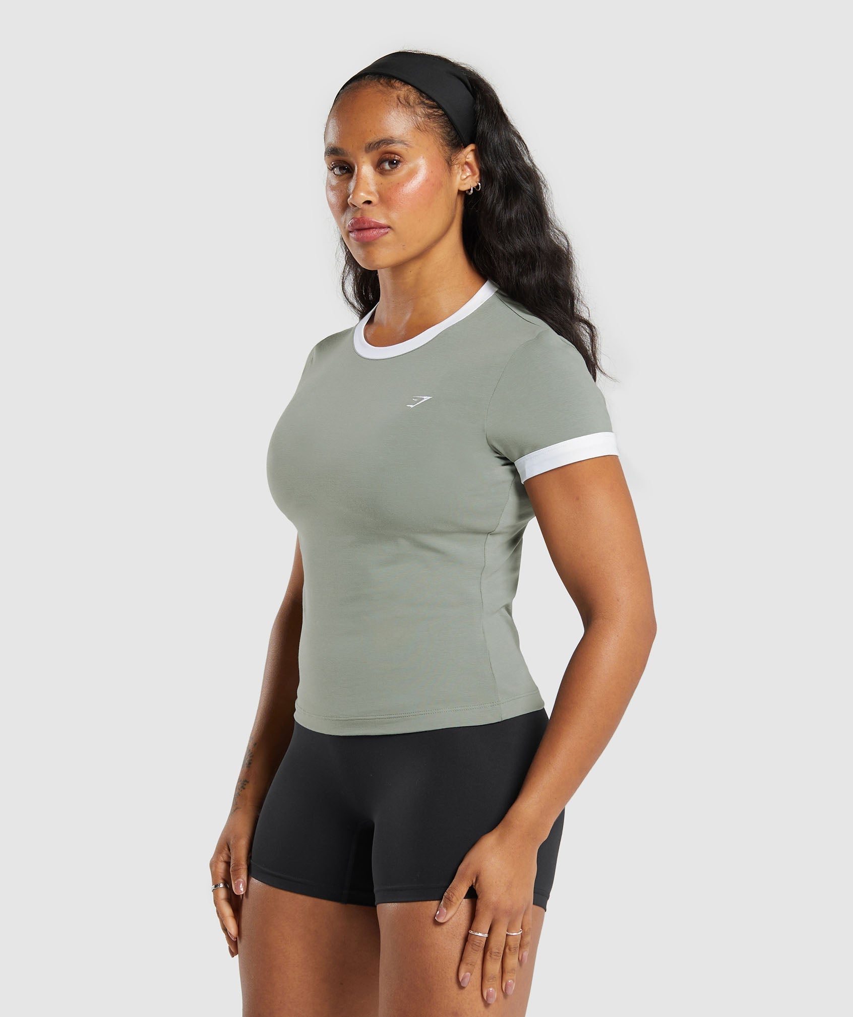 Lifting Baby T-Shirt - Unit Green/White