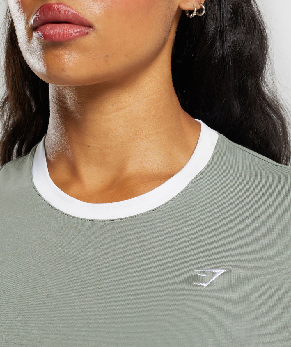 Lifting Baby T-Shirt - Unit Green/White