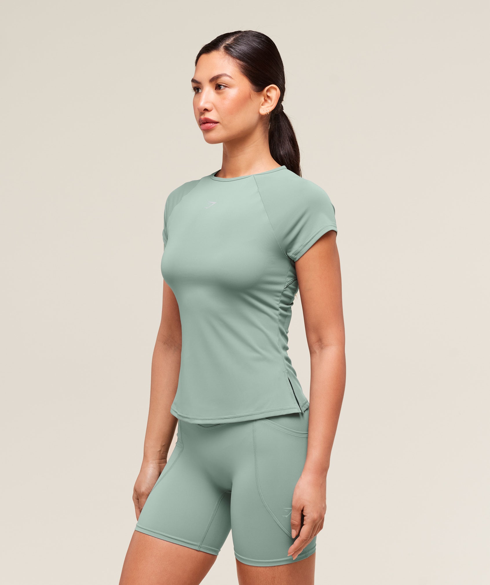 Running Back Vent T-Shirt - Celeste Blue
