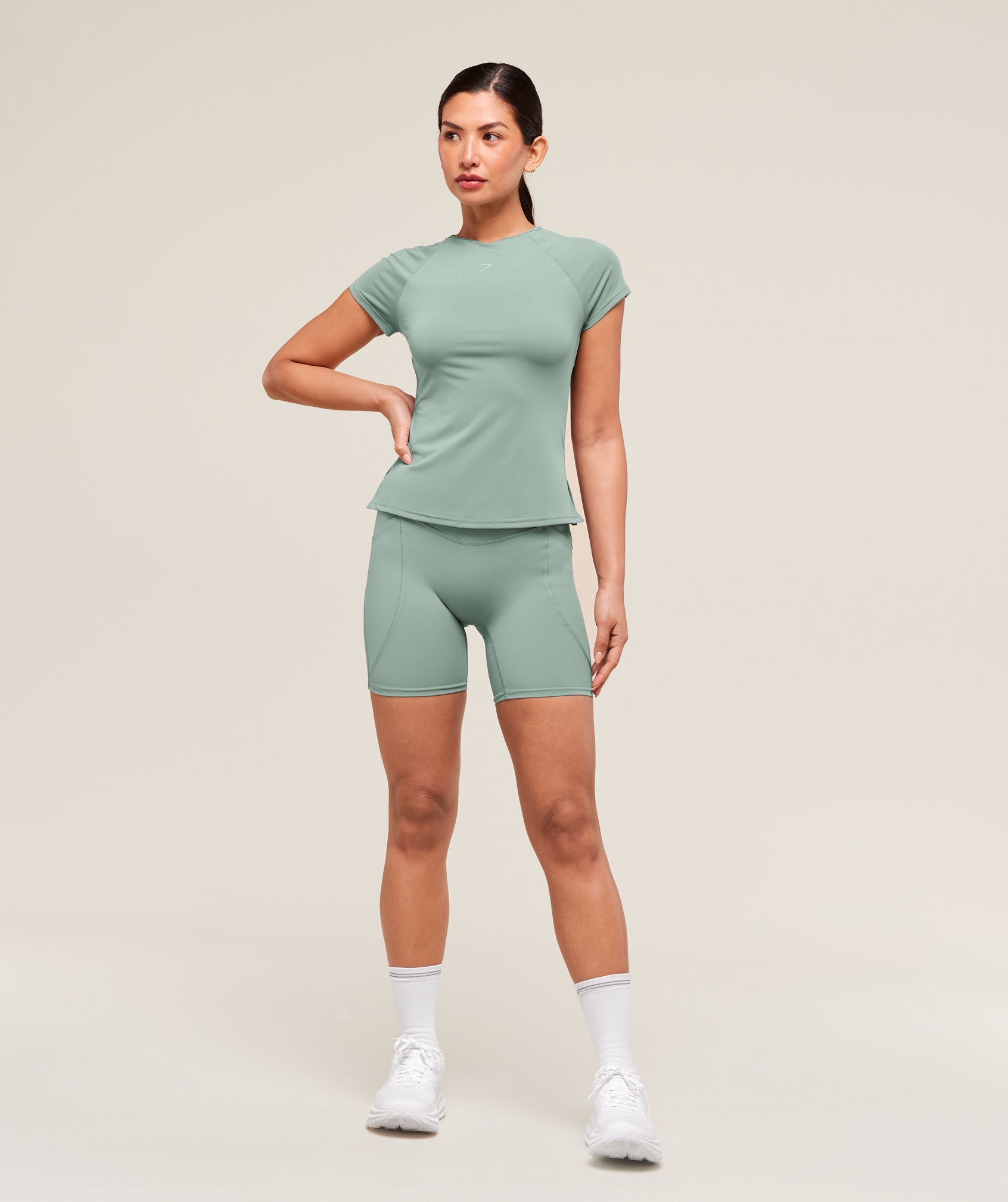 Running Back Vent T-Shirt - Celeste Blue