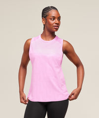 Trace Graphic Tank - Sour Pink