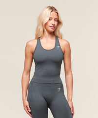 Vital Tight Tank - Strong Grey Marl