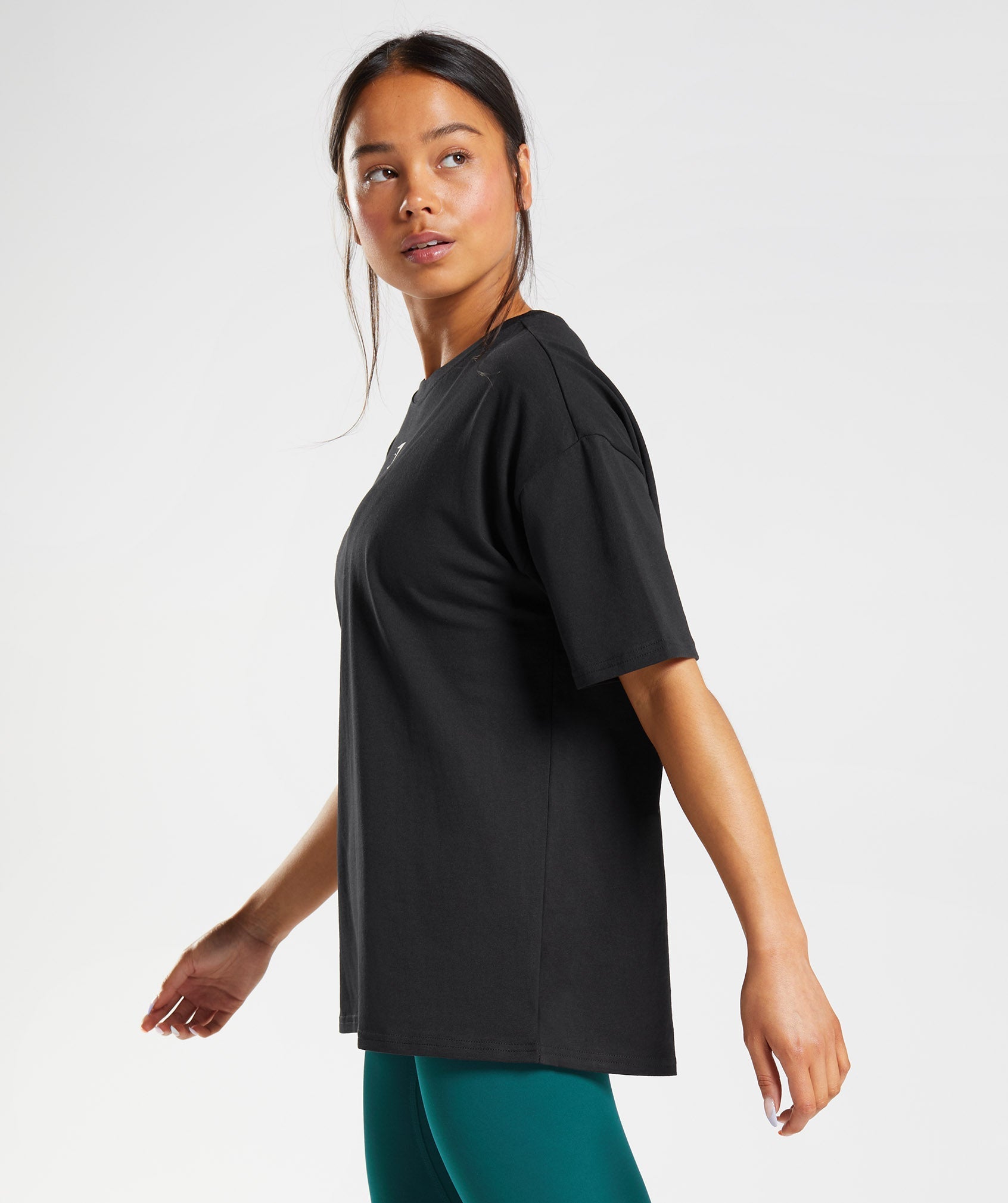 Fraction Oversized T-Shirt - Black/White