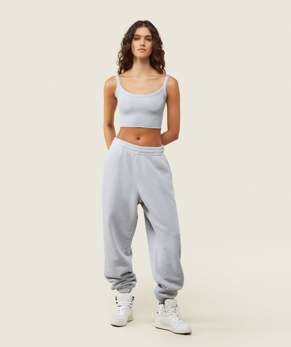 everywear Ribbed Tank - Ice Grey