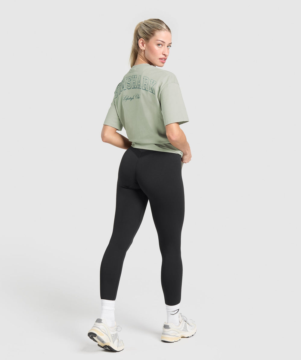 Campus Classics Graphic T-Shirt - Stone Grey